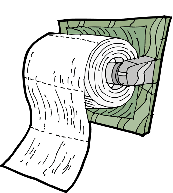 Free clipart toilet paper roll