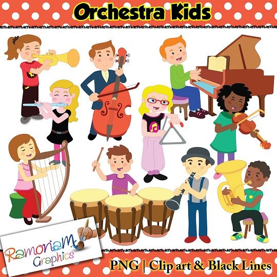 orchestra images for kids Clip Art Library