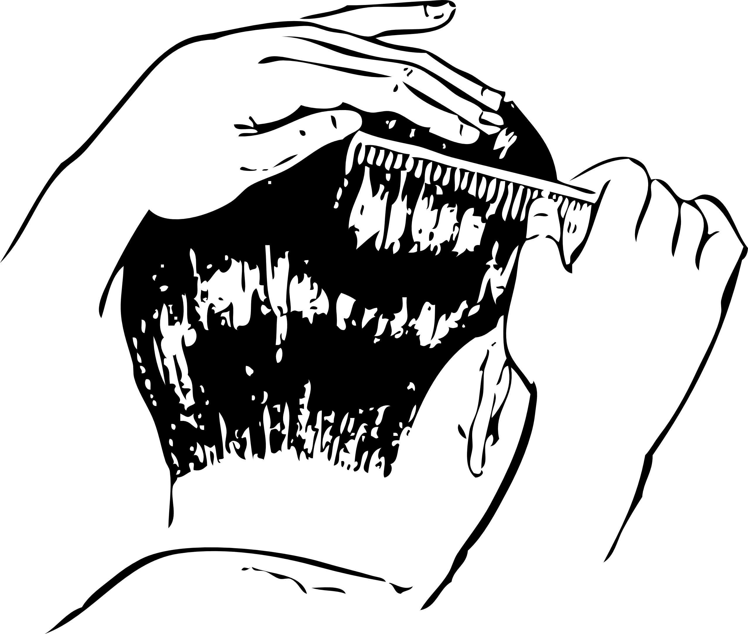 brown hair clip art Clip Art Library