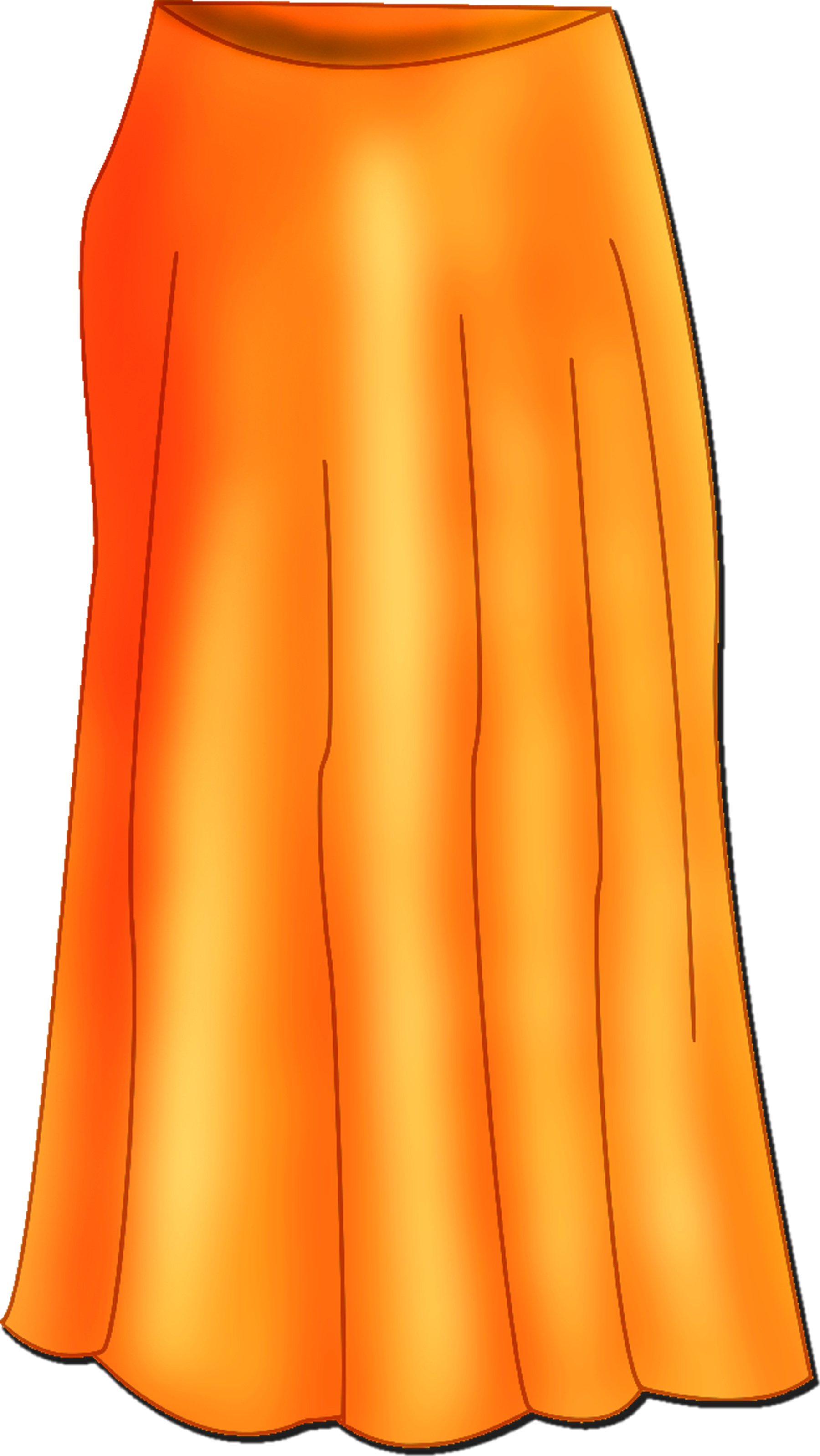 clip art long skirt Clip Art Library