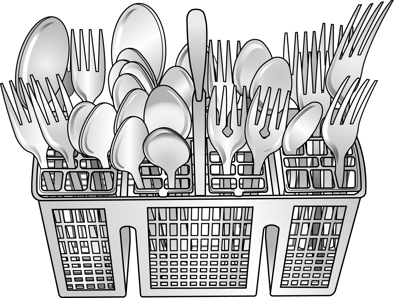 dishes in dishwasher clipart Clip Art Library