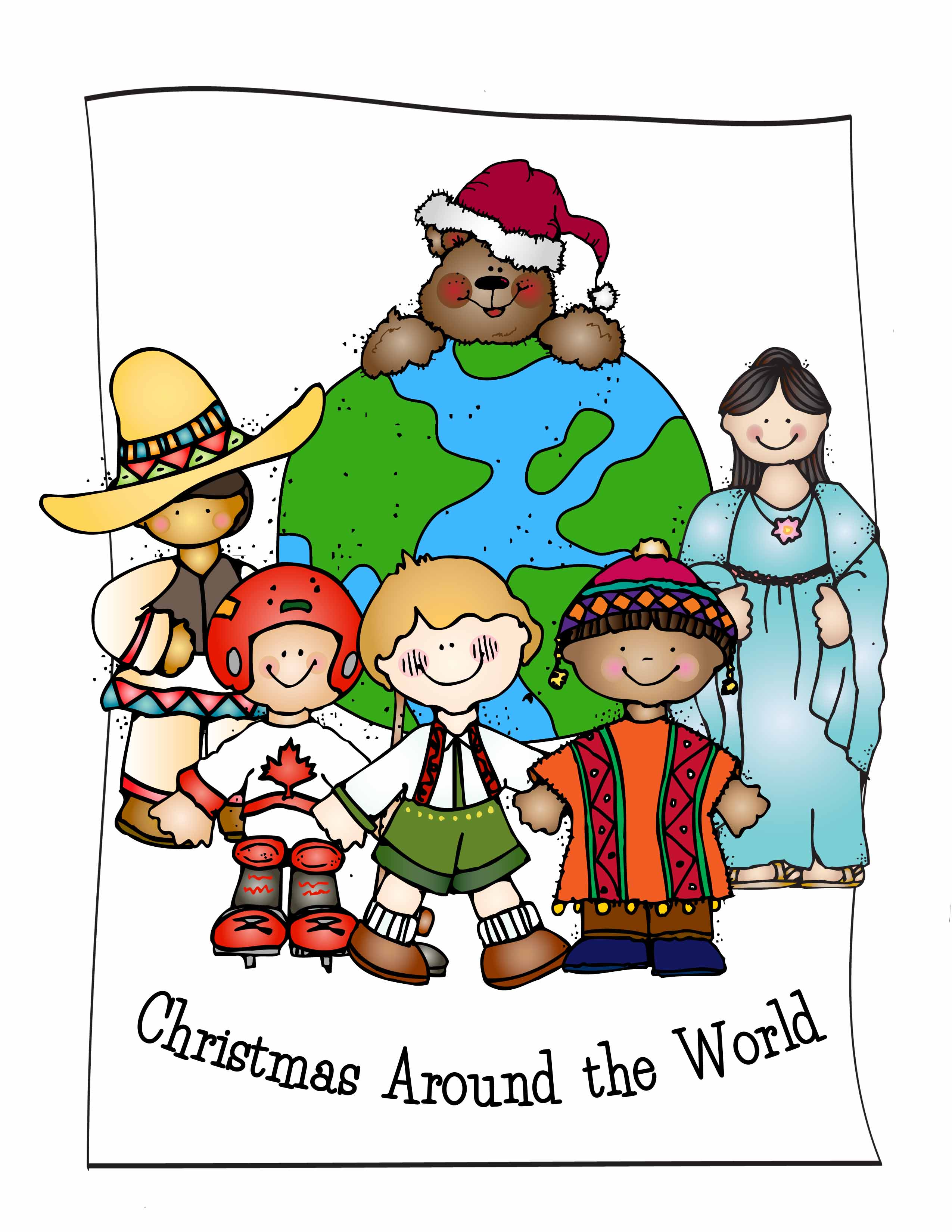 christmas around the world clipart Clip Art Library