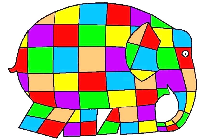 Free Elmer Clipart Images Download Elmer the Elephant Illustrations