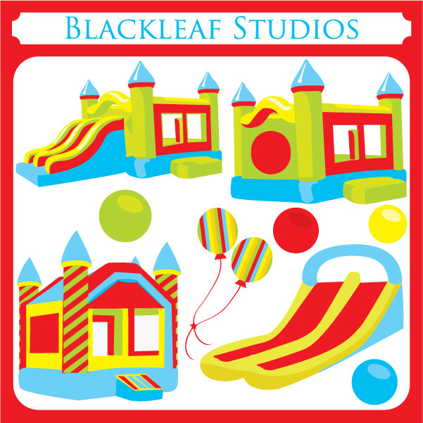 Free Bounce House Clipart Black And White, Download Free Bounce House Clipart Black And White