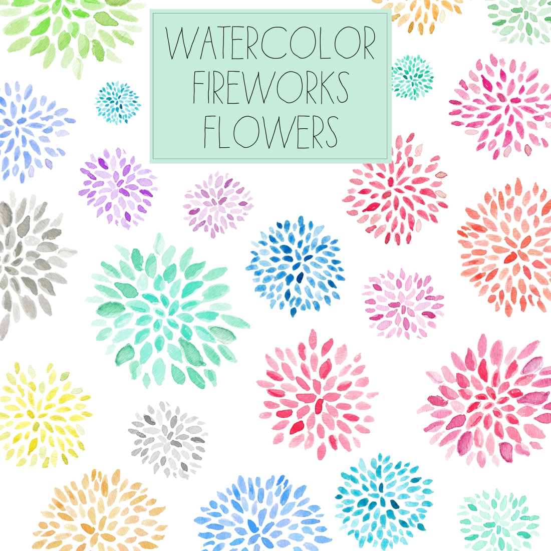 Watercolor Cliparts Beautiful Watercolor Designs and Illustrations