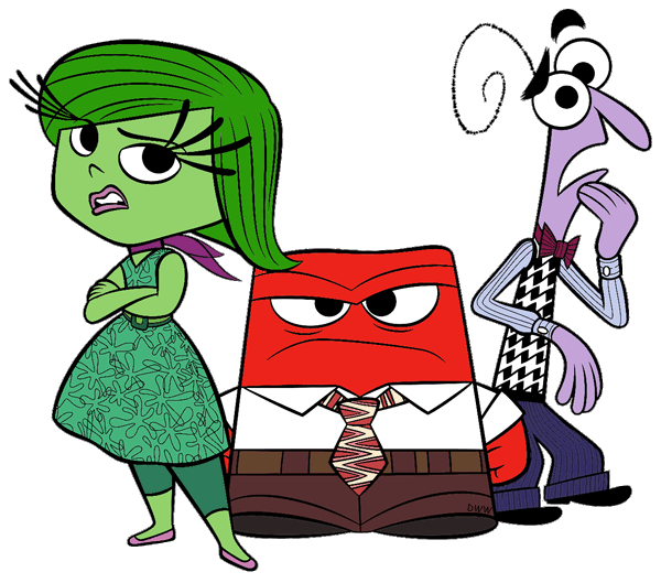 Fear Inside Out Characters Clipart Anime Gif