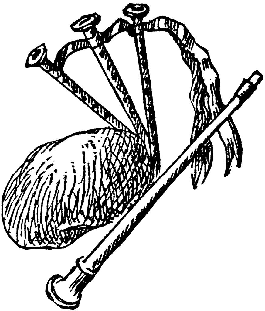 bagpipe clip art black and white Clip Art Library
