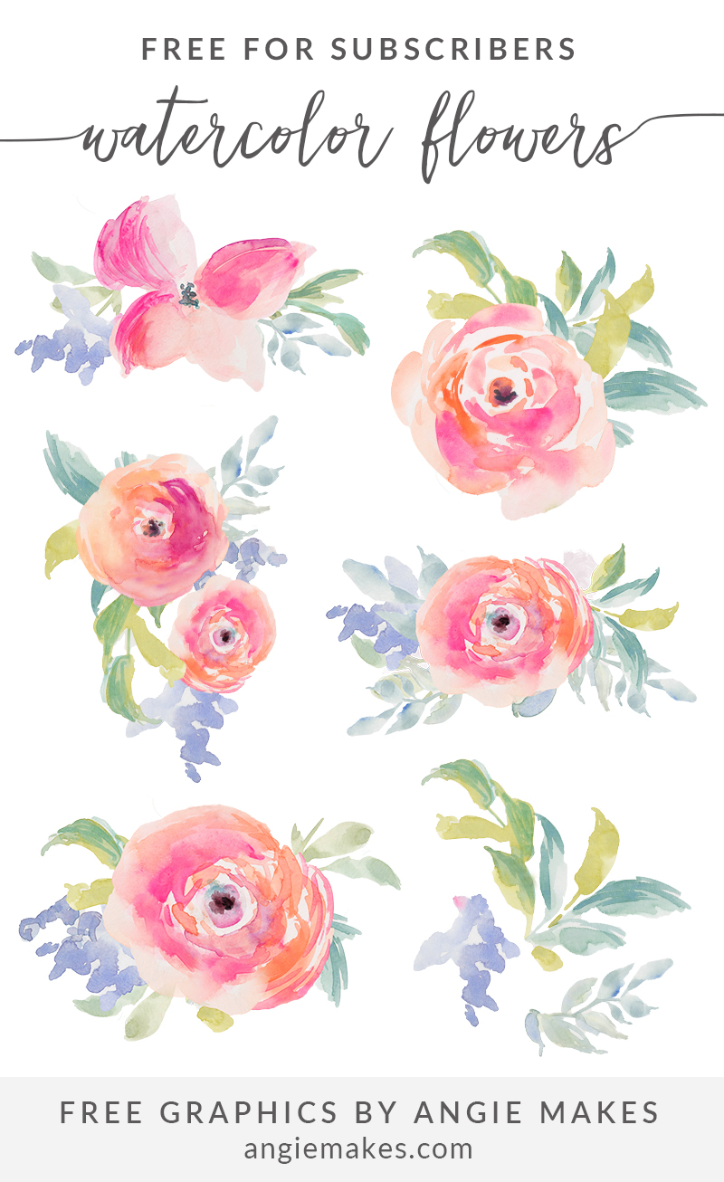 Free Watercolor Flowers Png Free, Download Free Watercolor Flowers Png