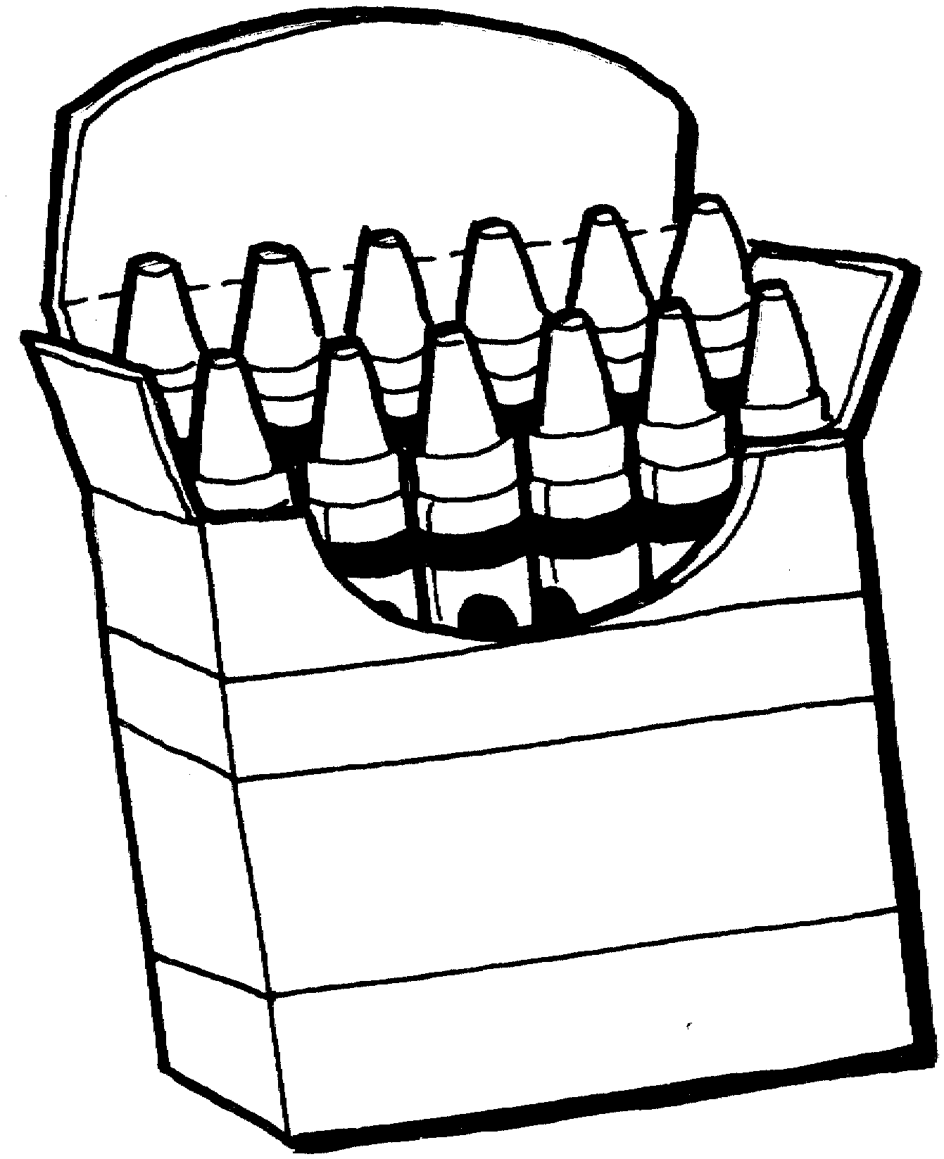 White Crayon Clipart