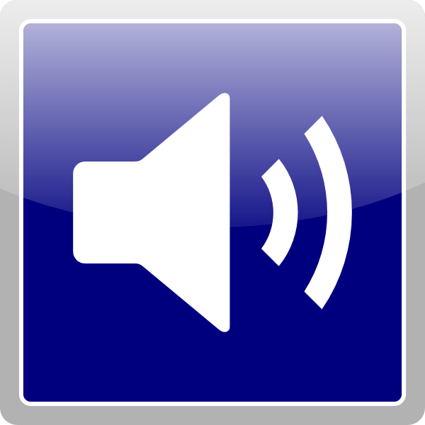 audio icon Clip Art Library