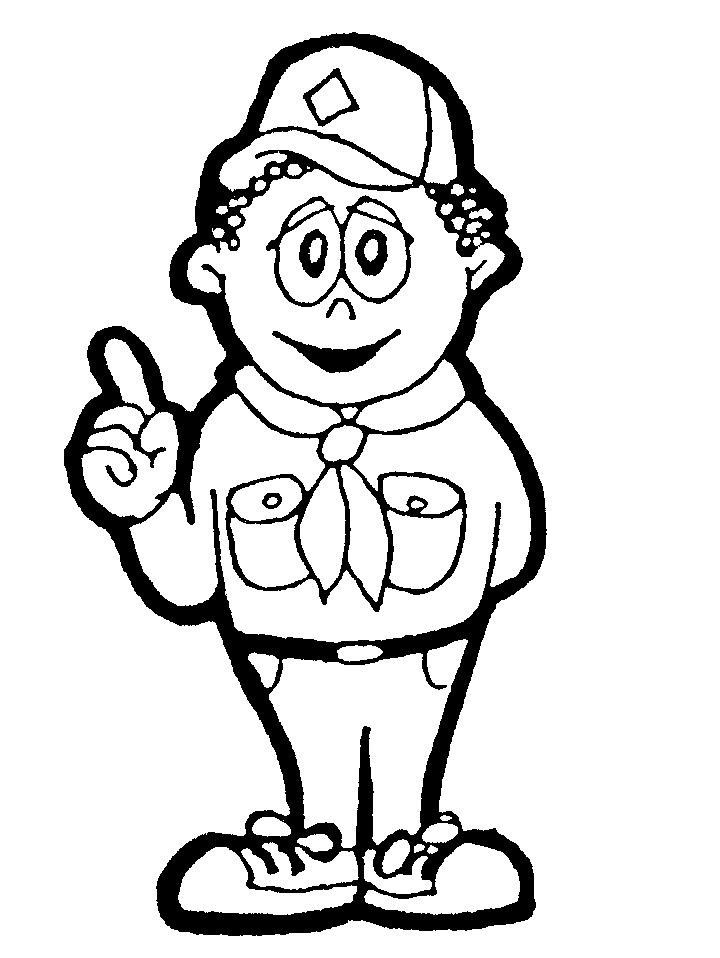 Free Girl Scout Clip Art Black And White, Download Free Girl Scout Clip