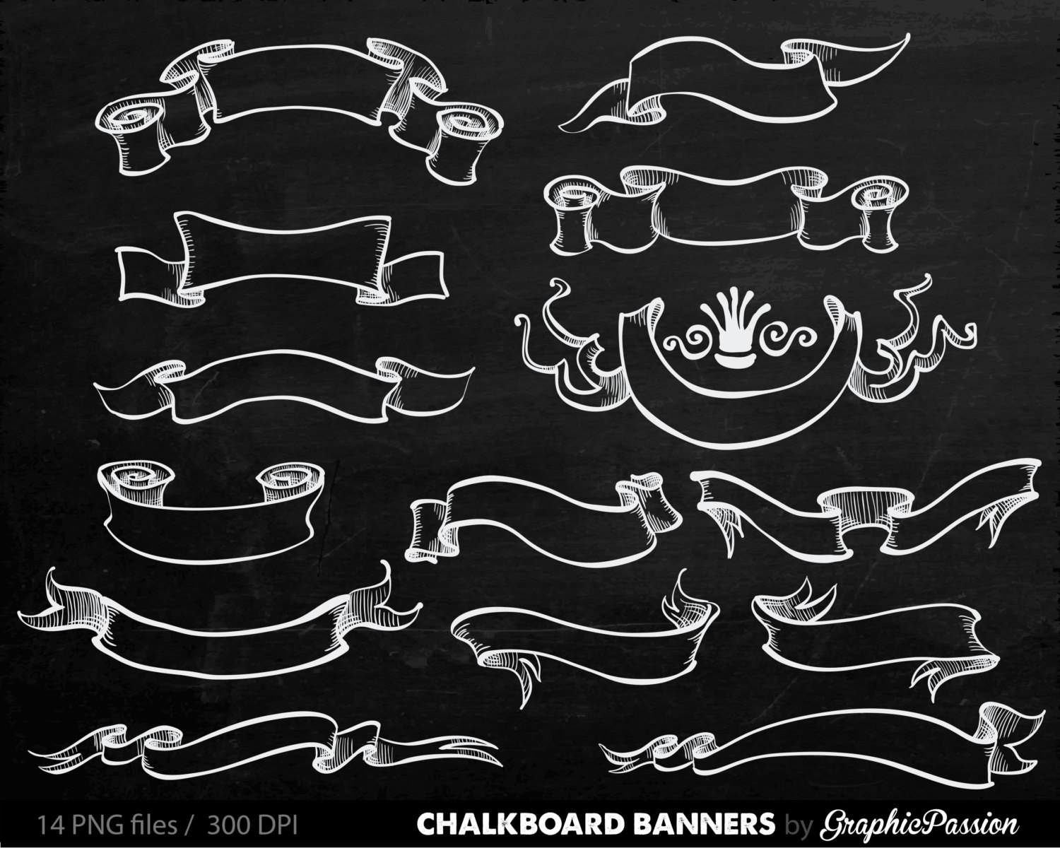 Free Chalkboard Banner Png, Download Free Chalkboard Banner Png png