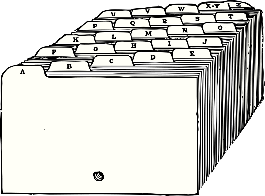 Index Cards Clip Art