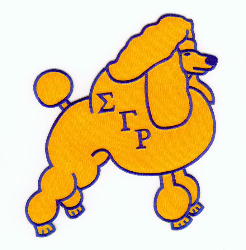 sigma gamma rho sorority poodle Clip Art Library
