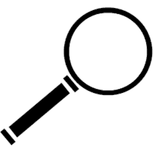 Magnifier Silhoutte Clip Art Library