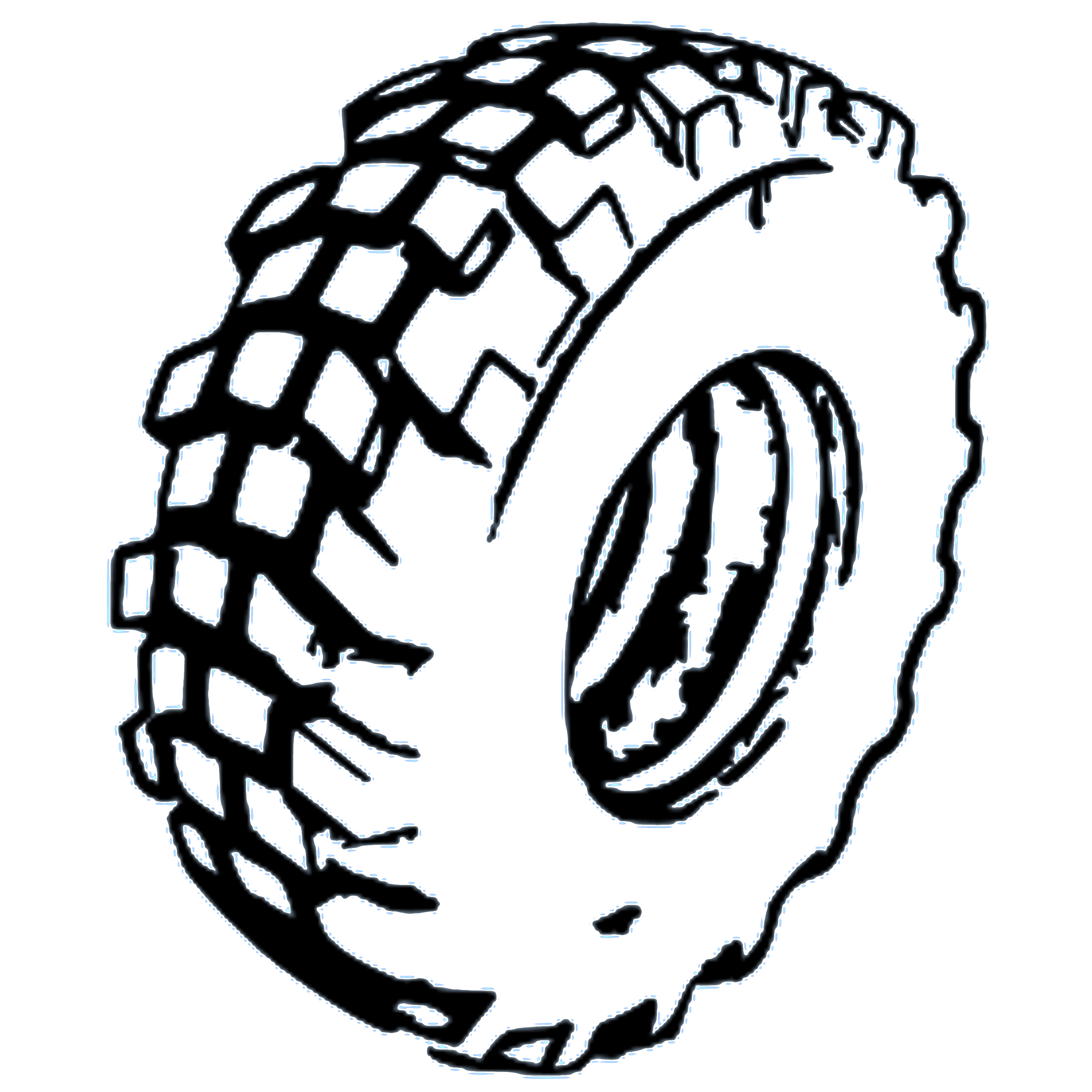 off road tires vector Clip Art Library