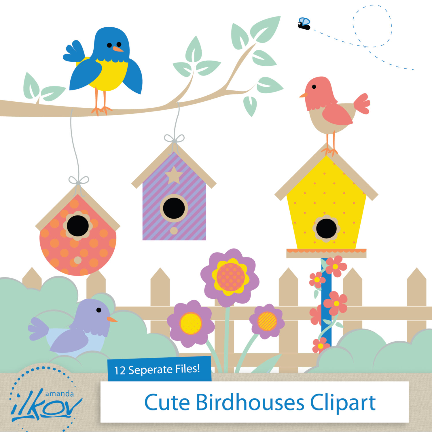Birdhouse Cliparts Adding a Touch of Nature to Your Designs