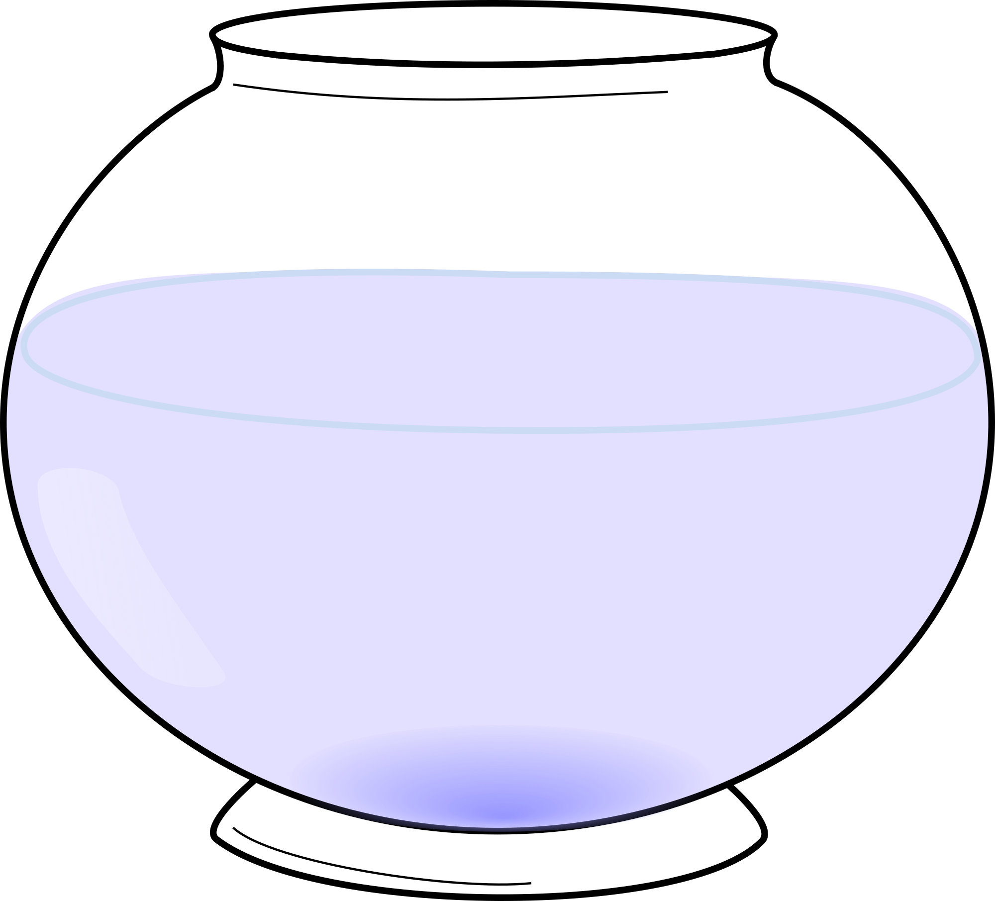 fish bowl cut out Clip Art Library