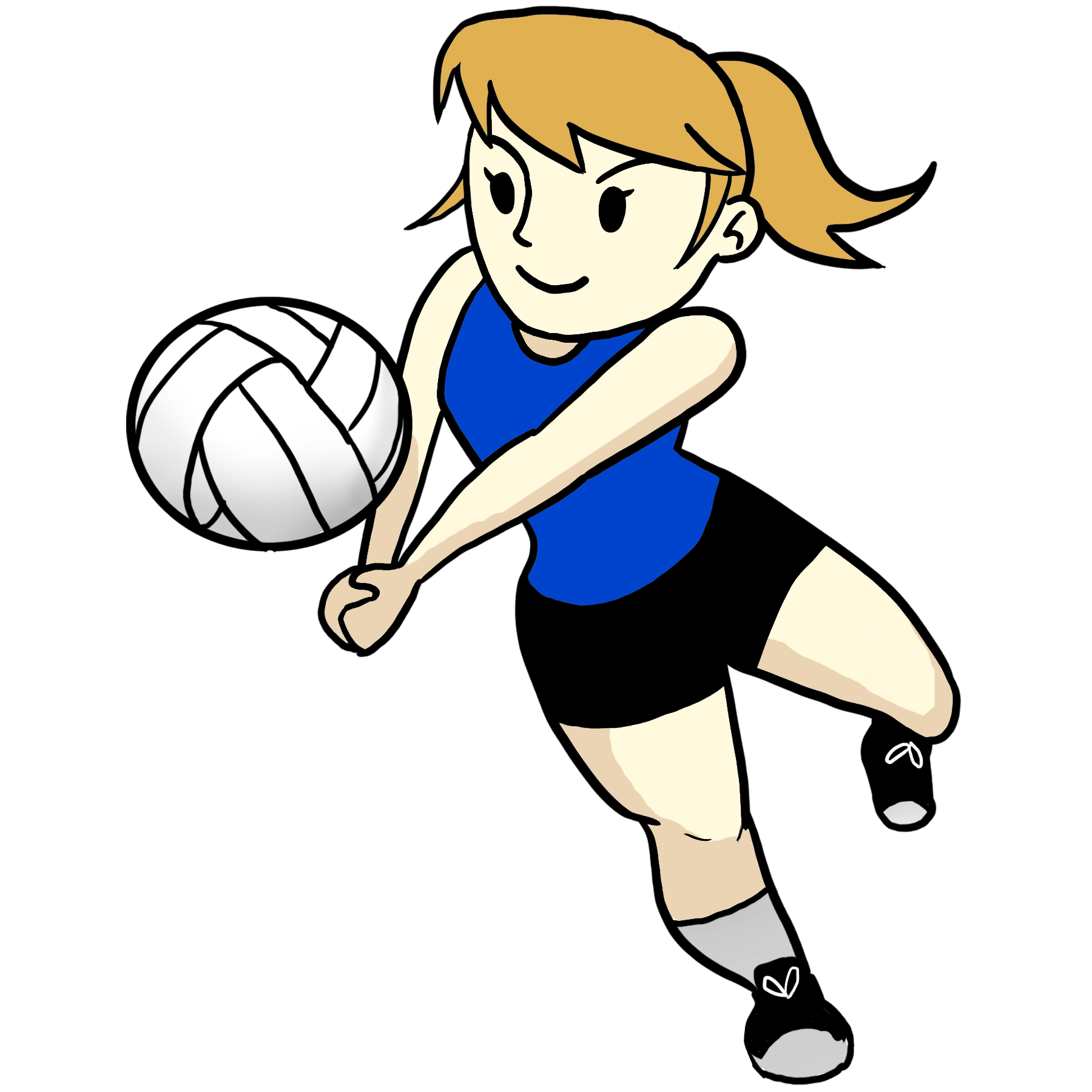 Free Female Volleyball Cliparts, Download Free Female Volleyball