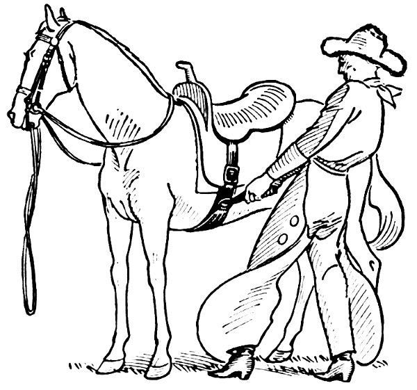 Horse Tack Coloring Pages Coloring Pages