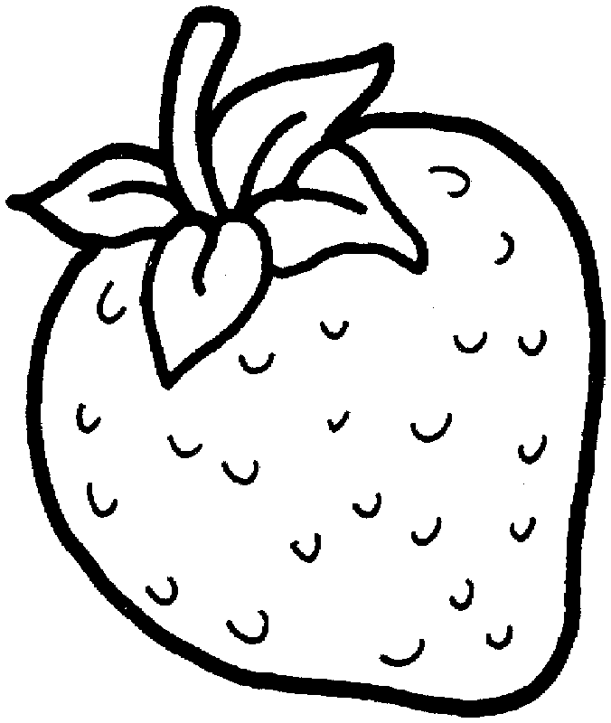 strawberry clipart black and white Clip Art Library