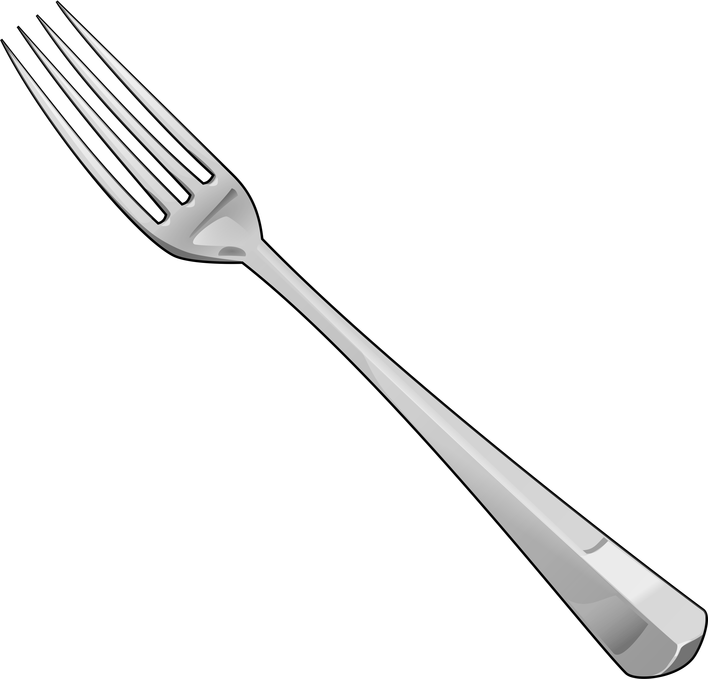 silhouette fork and knife png Clip Art Library