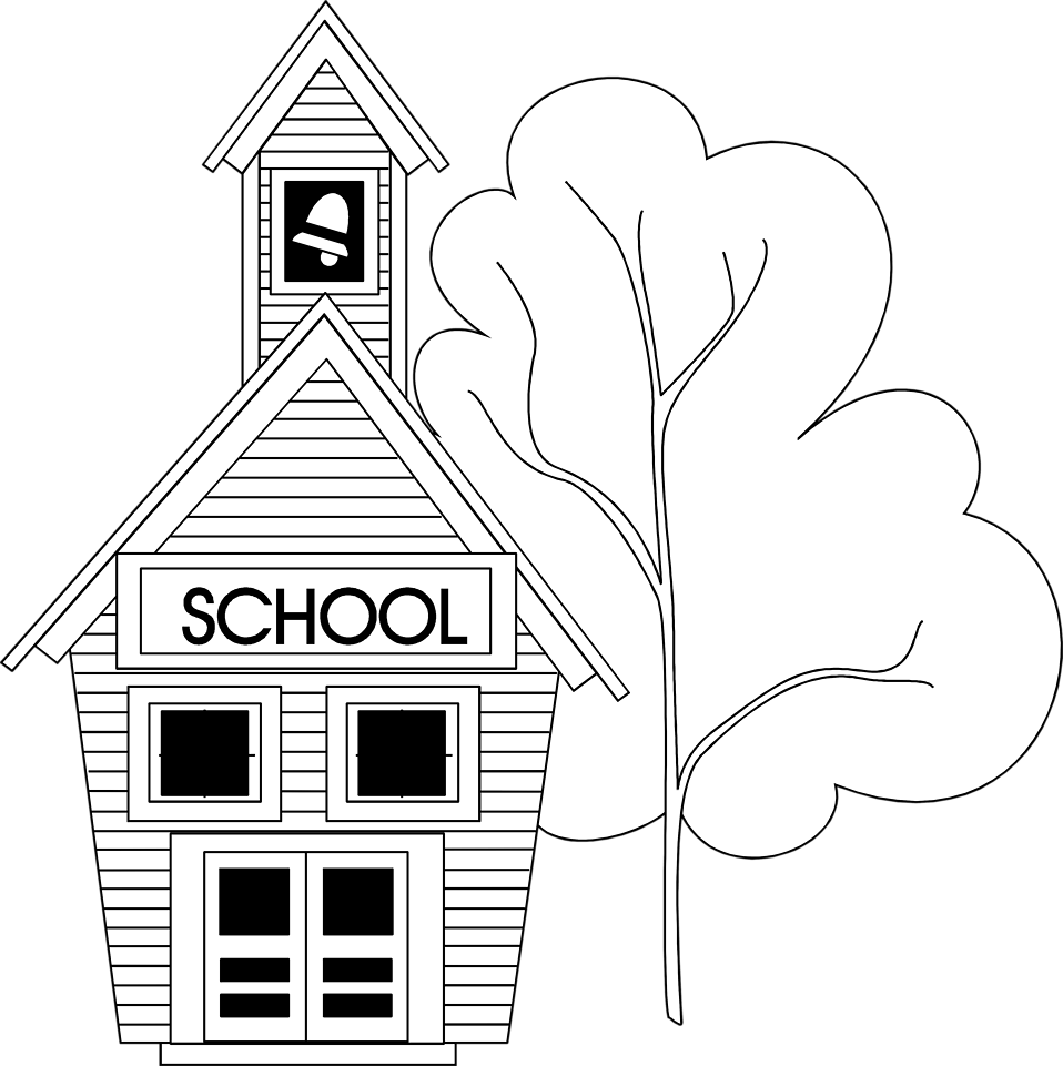 Free School Cliparts Black, Download Free School Cliparts Black png