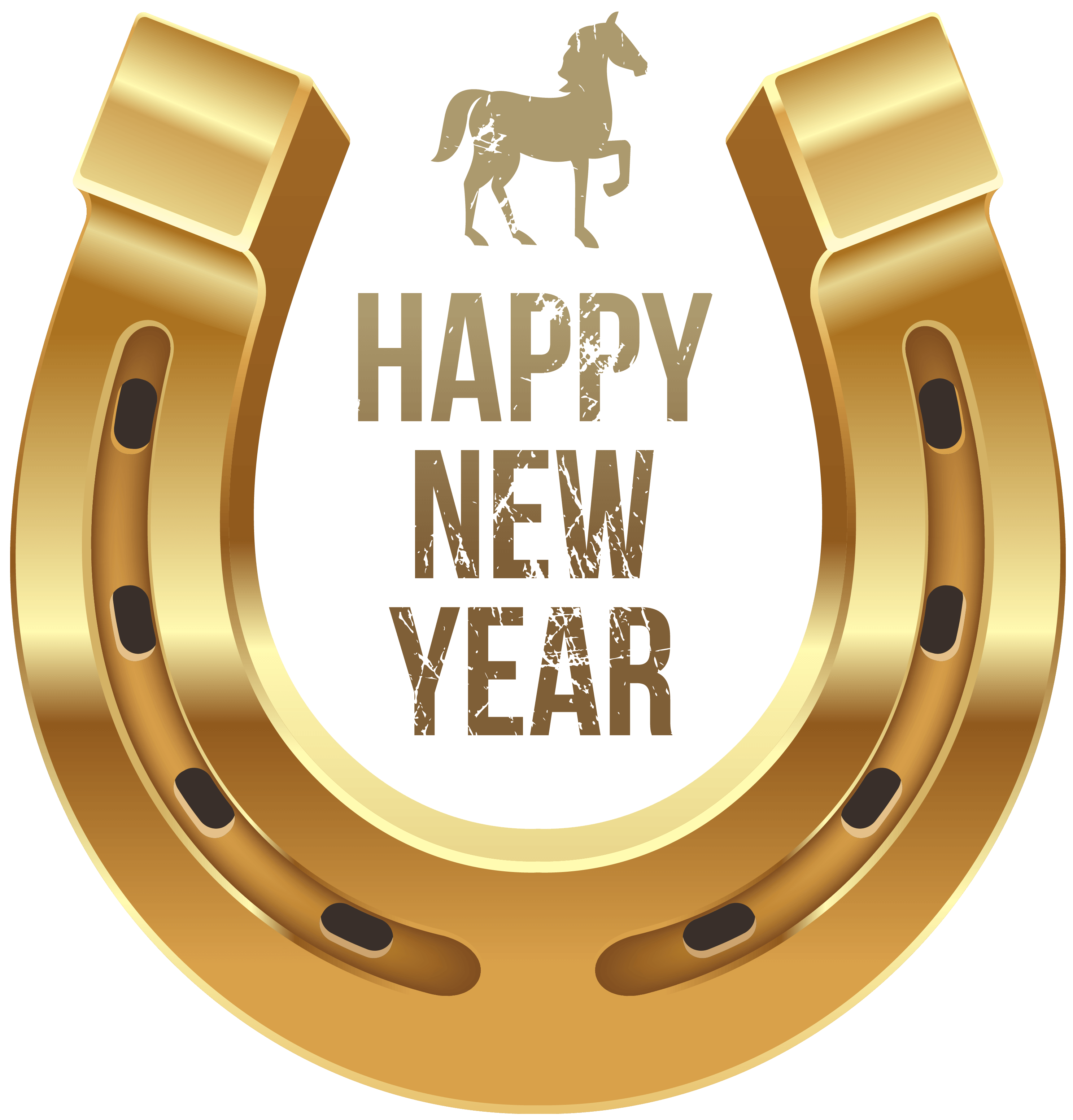 horse new years eve Clip Art Library