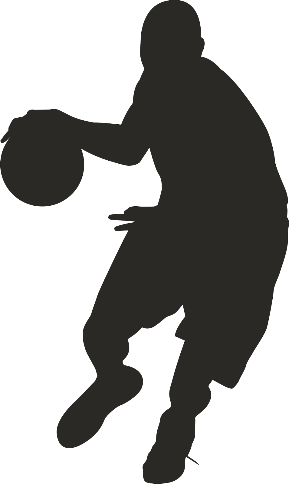 basketball player clipart black and white Clip Art Library