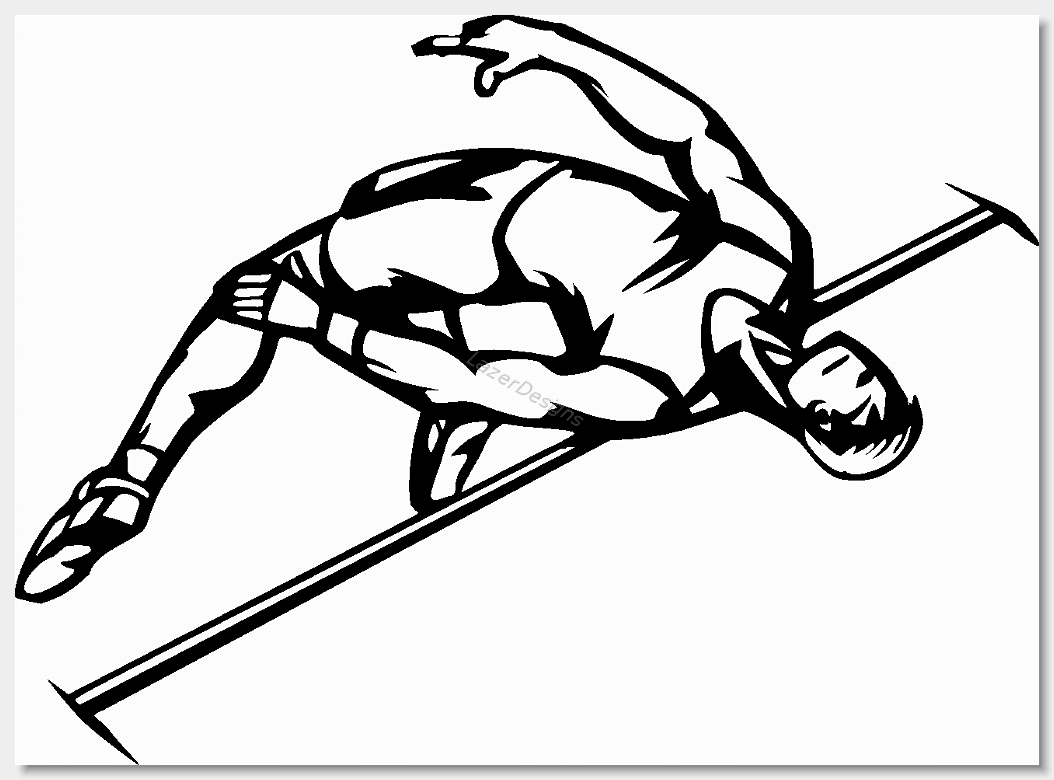 Free Track And Field Clipart Black And White, Download Free Track And