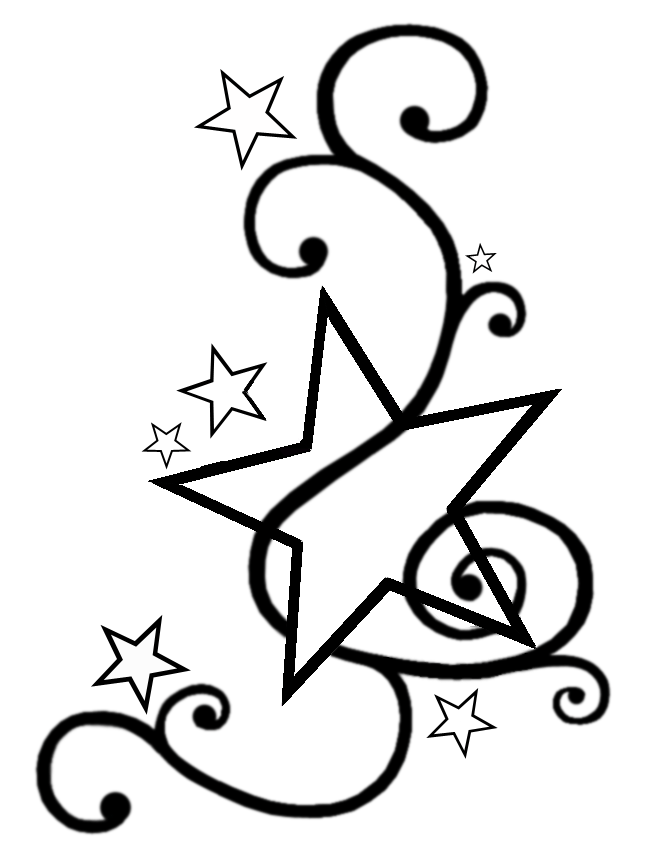 stars tattoo designs Clip Art Library