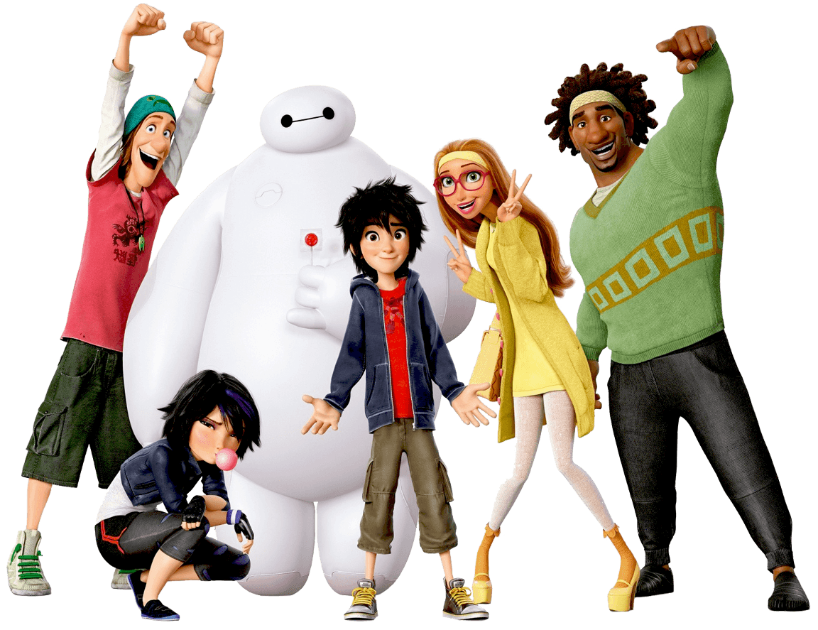 big hero 6 squad Clip Art Library