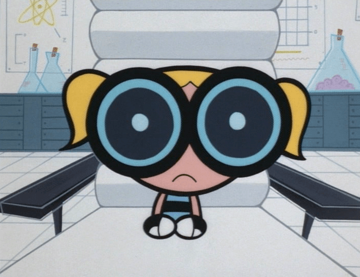 powerpuff girls bubbles glasses Clip Art Library