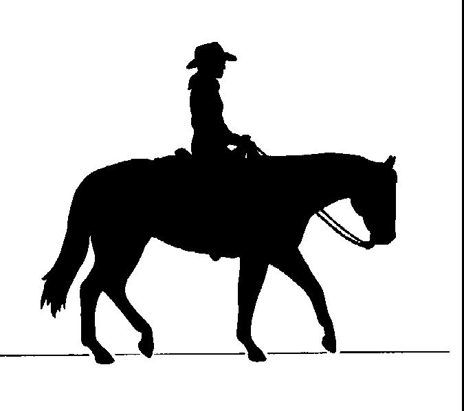 Horse Riding Cowboy Clipart Black And White dreamfanfictiononedirection