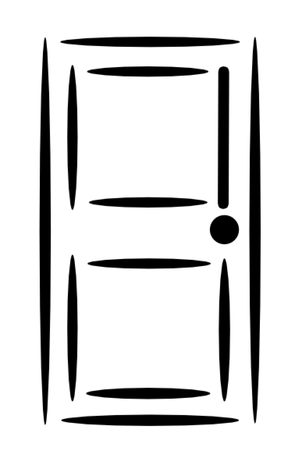 Door Clip Art Black And White