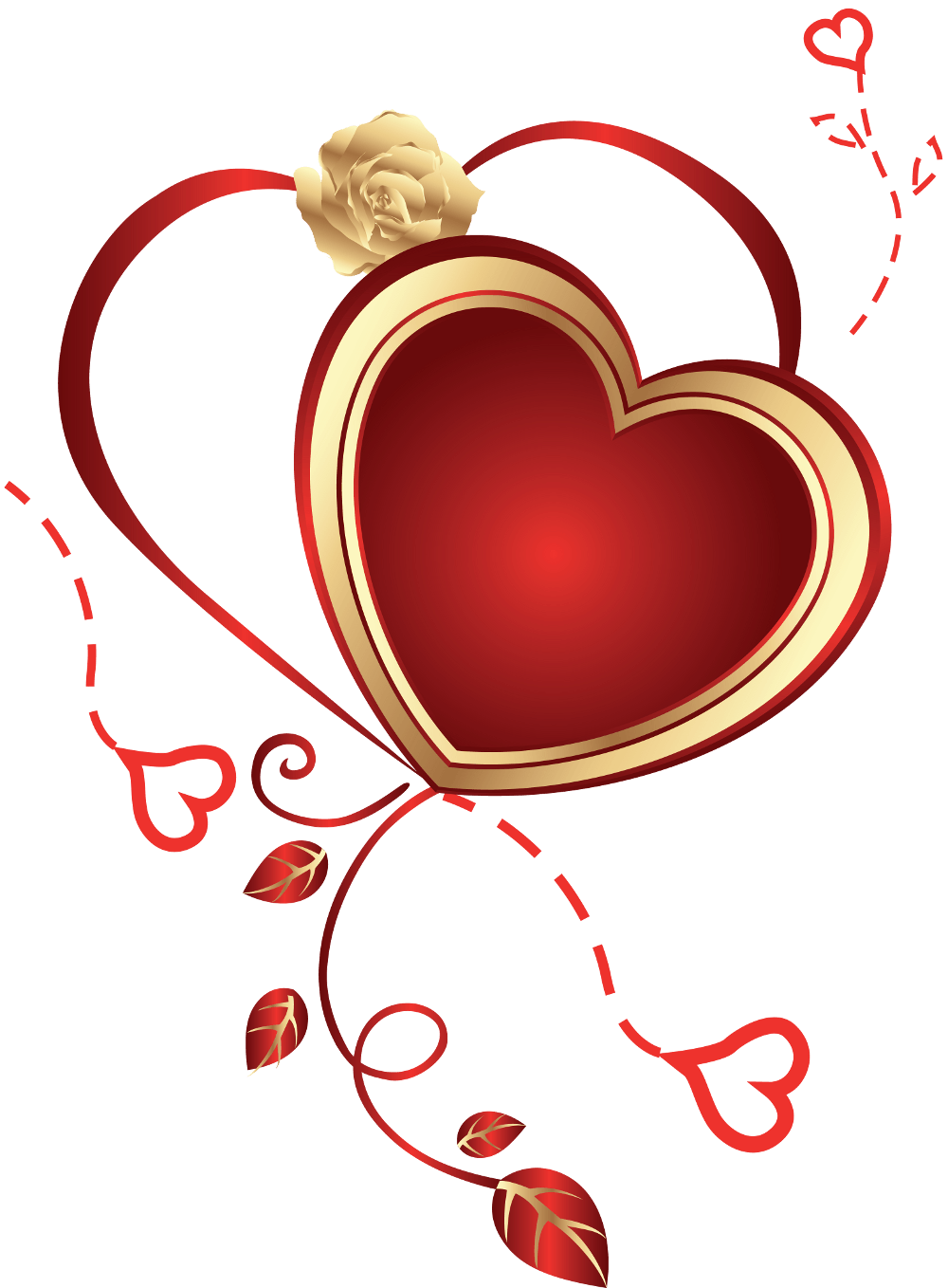 rose heart clipart Clip Art Library