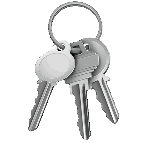 Keys On A Ring Clipart