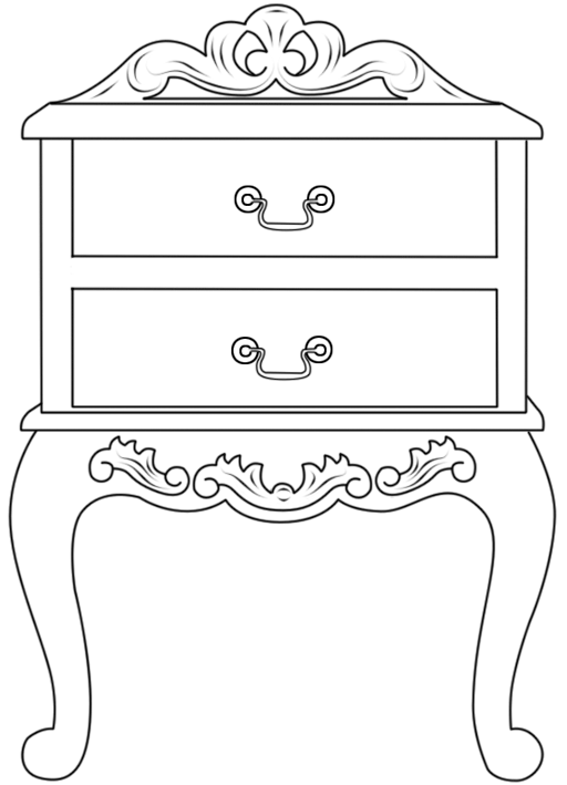 Free Bedside Table Cliparts, Download Free Bedside Table Cliparts png
