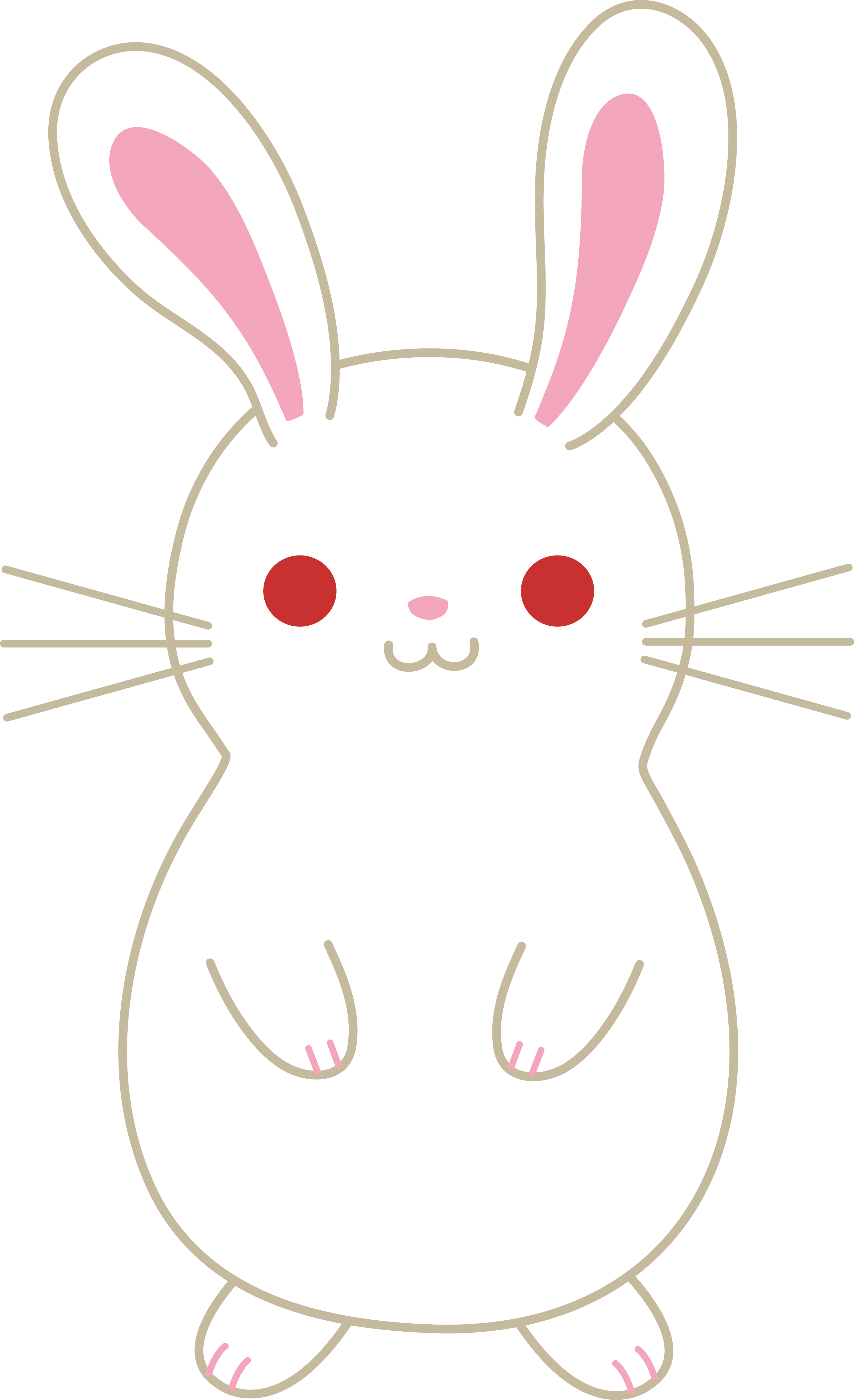 cute white rabbits clipart Clip Art Library