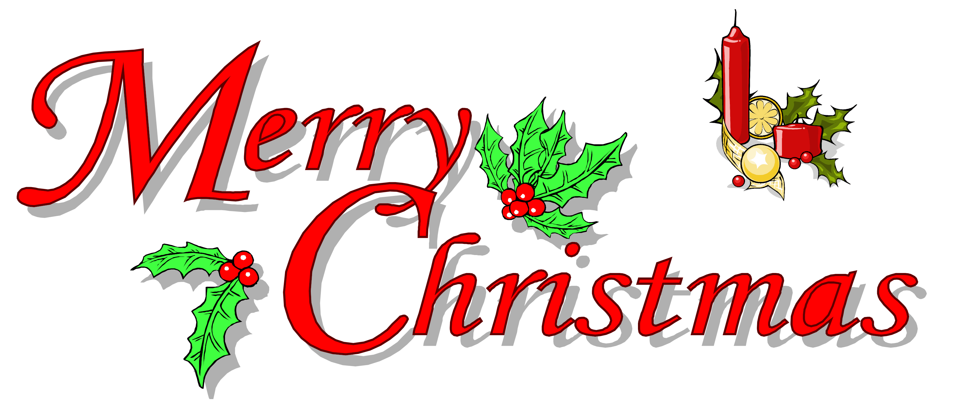 merry christmas Clip Art Library