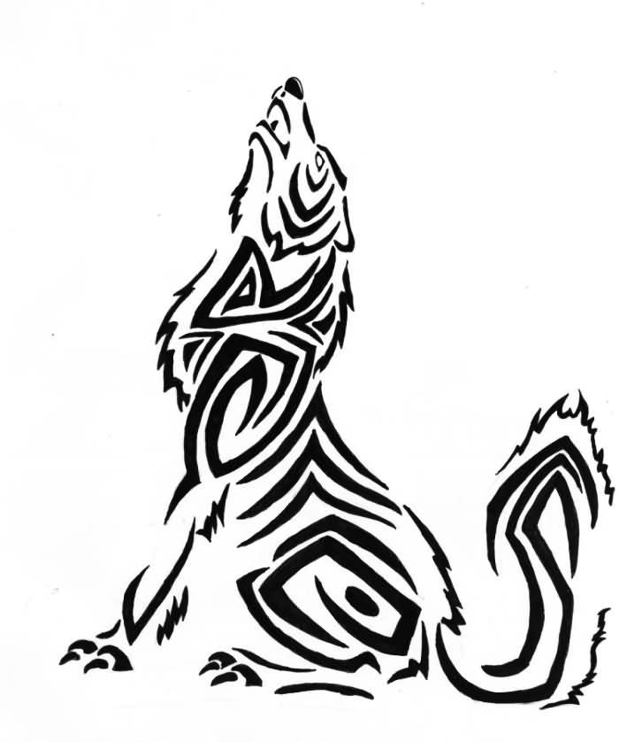 Wolf Tribal Tattoo Designs - Clip Art Library 838_x_700_jpg