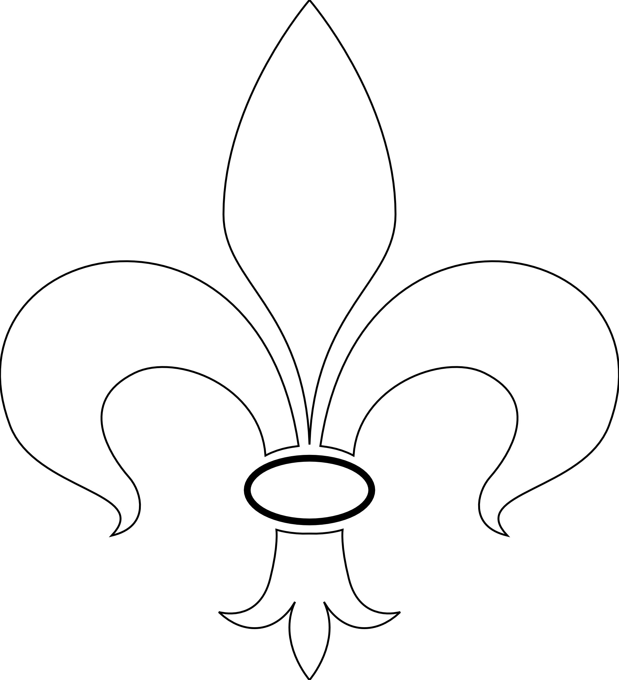 white fleur de lis clip art Clip Art Library