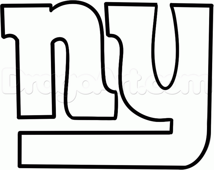 new york giants logo black and white Clip Art Library
