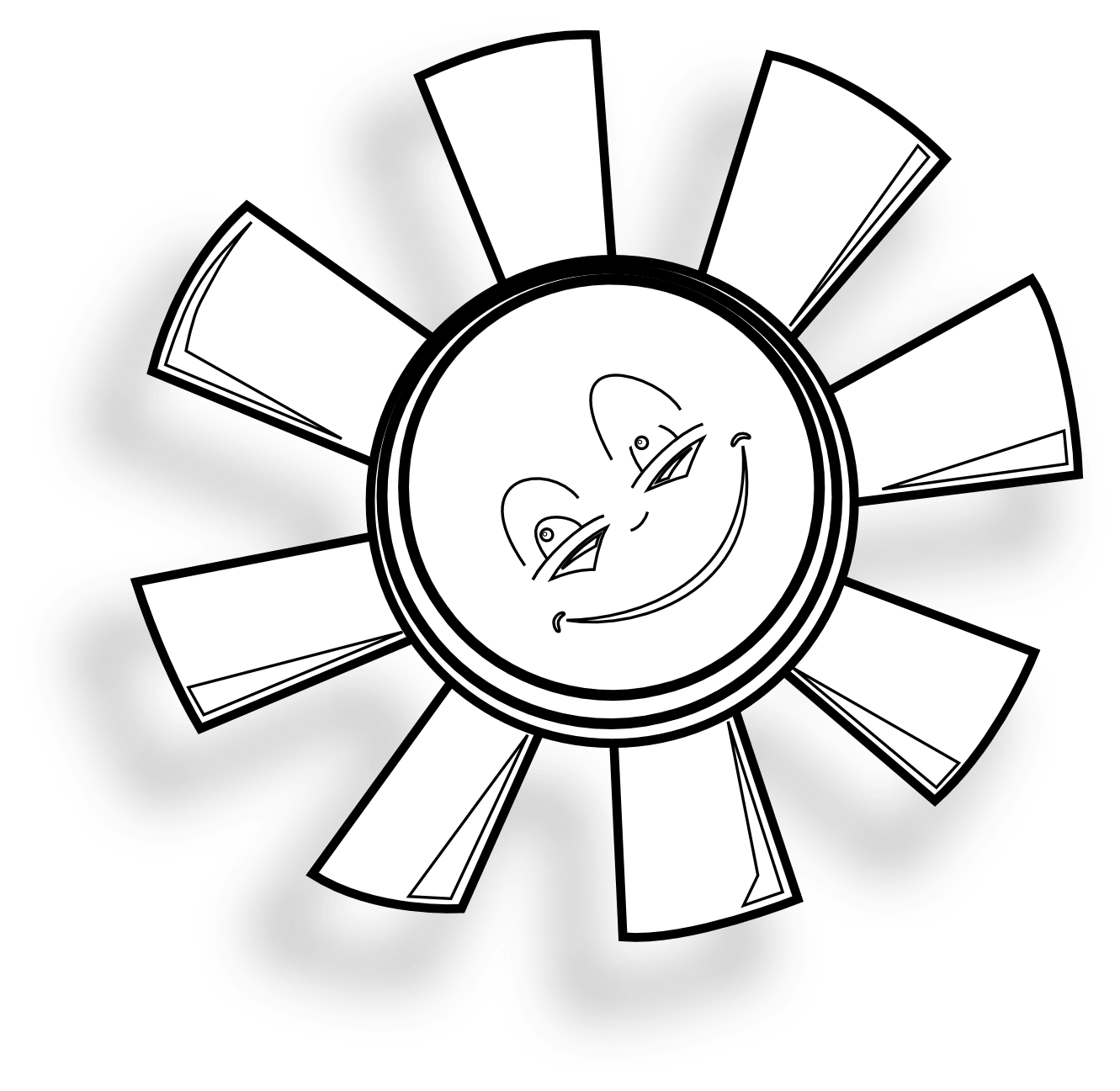 Free Sun Black And White, Download Free Sun Black And White png images