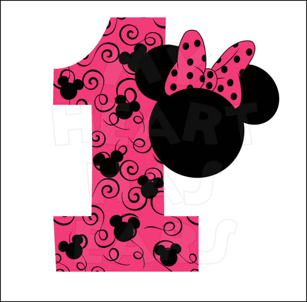 Mrs Minnie Mouse Applique Machine Embroidery Digitized Design Clip
