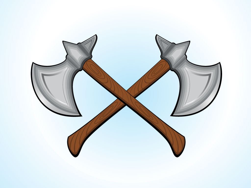 Tribal Axes Axe SVG Axe Clipart Cricut Silhouette File Print At Home