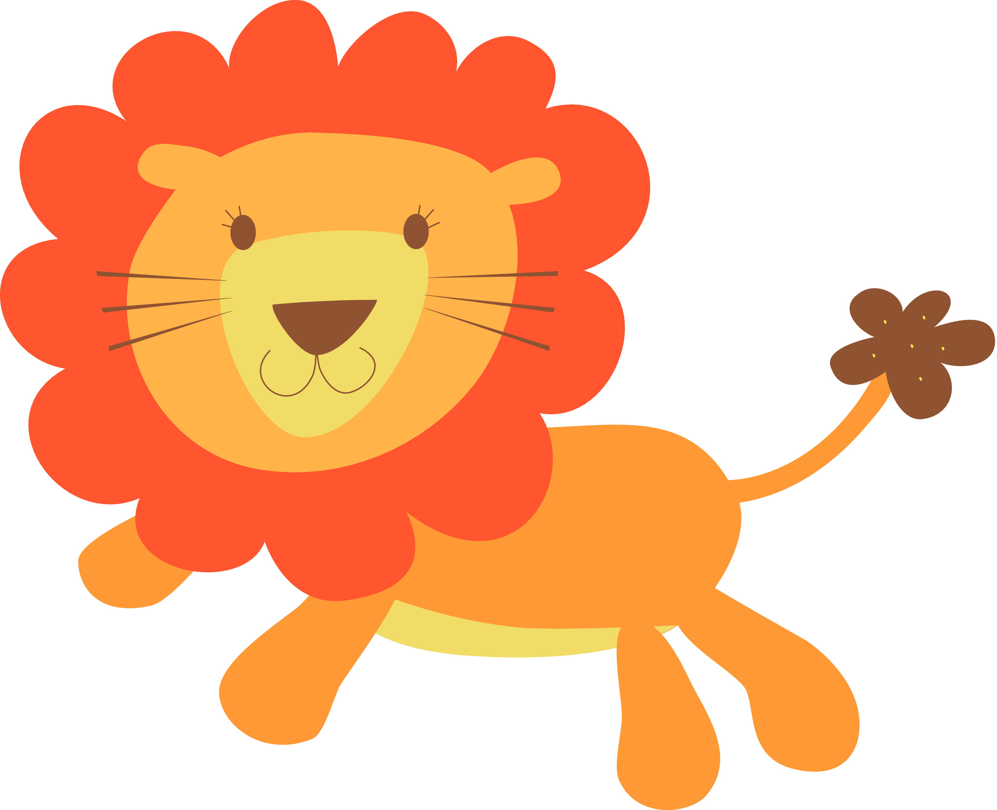 Free Cute Cartoon Lion, Download Free Cute Cartoon Lion png images