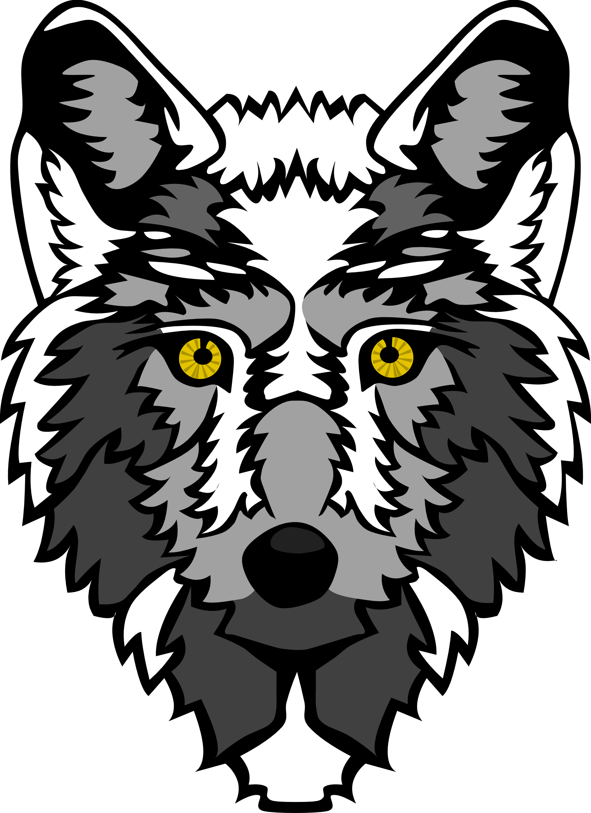 Free Wolf Vector Art, Download Free Wolf Vector Art png images, Free