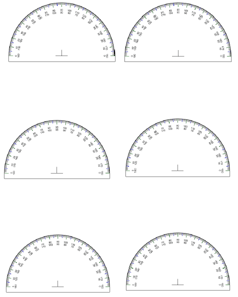 Free Printable Protractor, Download Free Printable Protractor png