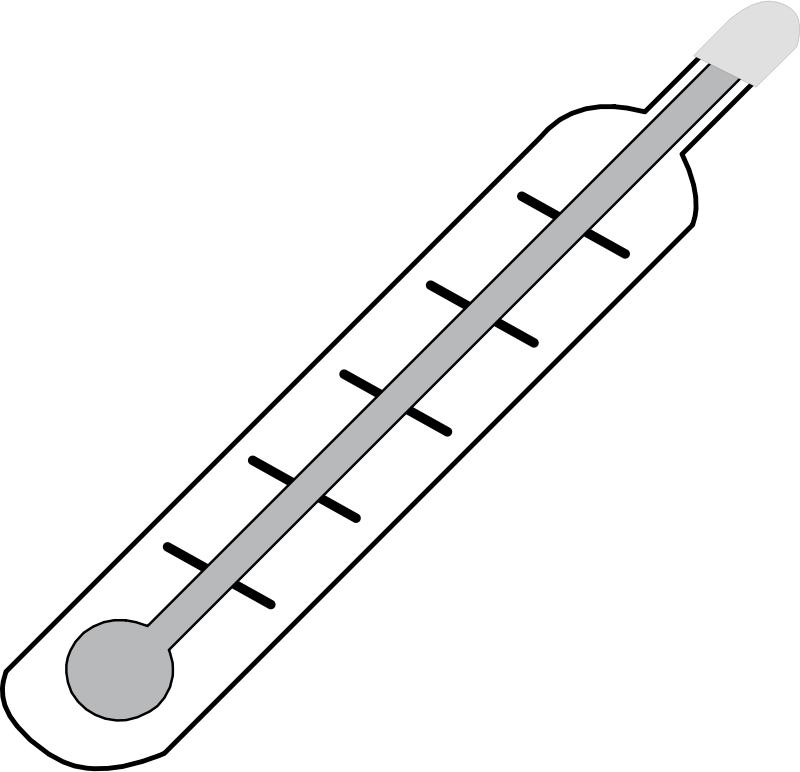Thermometer Outline Coloring Pages